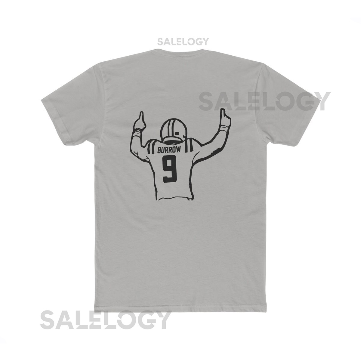 Joe Burrow T-Shirt - Cincinnati Bengals Gift - BURR-OH - Burrow Cigar - Cigar Ready - Burrow Shirt Gift - Men's Cotton Crew Tee_707