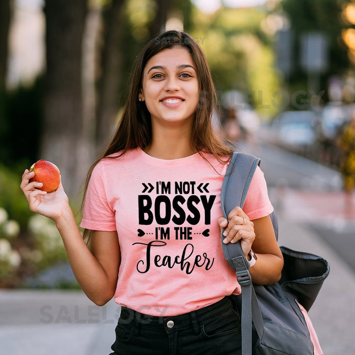 I'm Not Bossy I Am The Teacher T-Shirt - Customized Graphic Unisex Tee - Teacher Tee - Back To School - Teacher Fashion - Teacher Life_551
