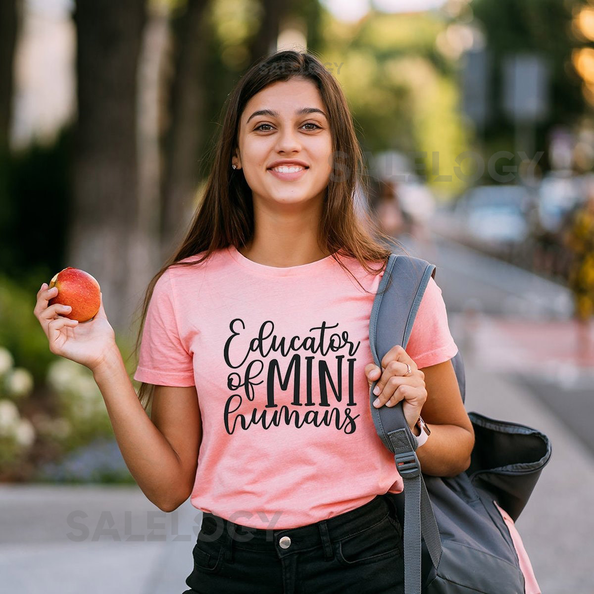 Educator of Mini Humans T-Shirt - Customized Graphic Unisex Tee - Gift For Teacher's Day - Teacher Appreciation Tee - Kindergarten Teacher_264