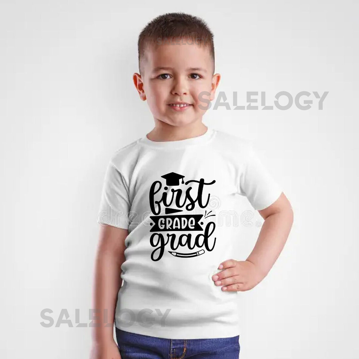 First Grade Grad T-Shirt - Customized Graphic Unisex Tee - School Memories - Identity Tee - Graduation Party - School Journey - Farewell_320