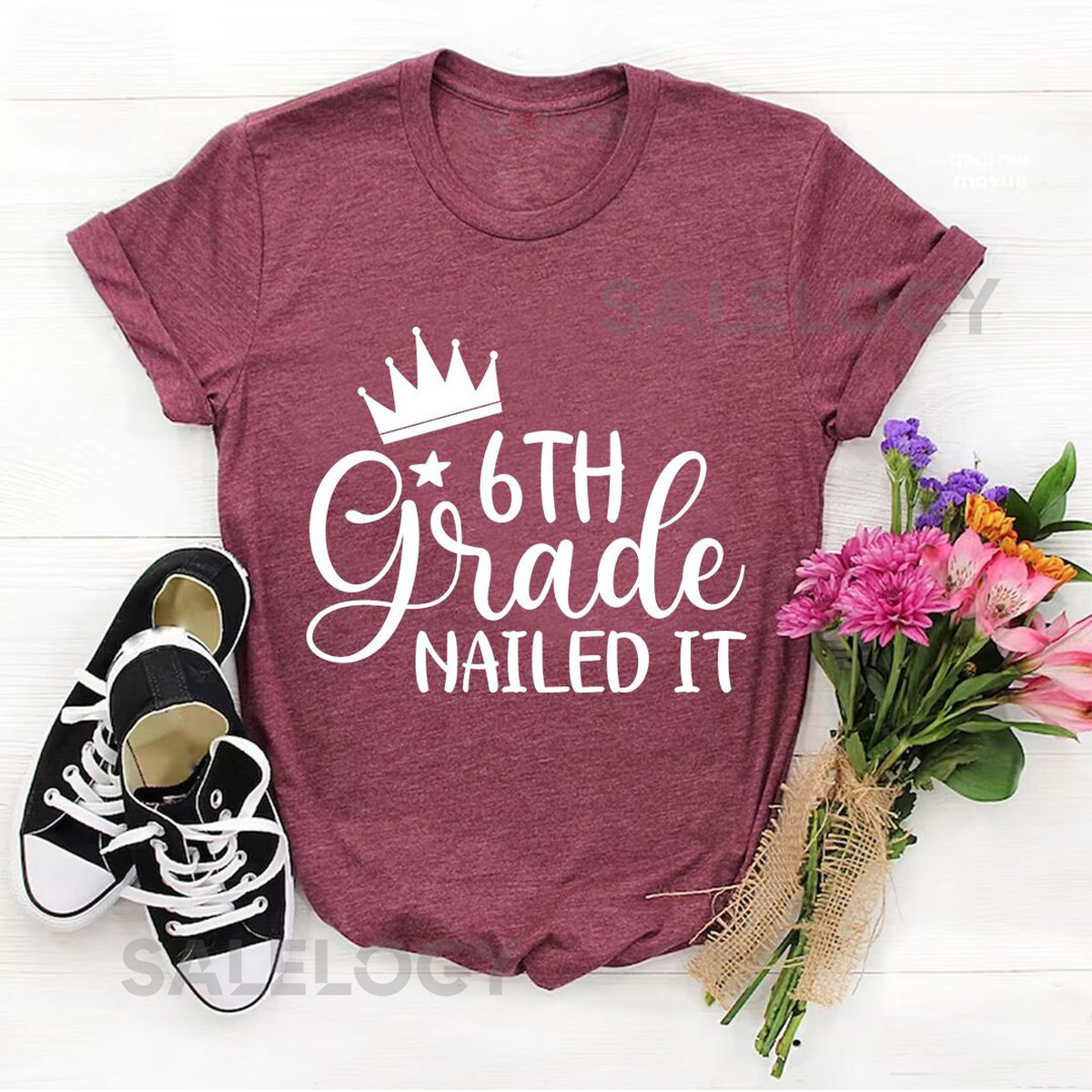 6th Grade Nailed It T-Shirt - Customized Graphic Unisex Tee - School Memories - School Journey- Academic Success -Resilience determination_18