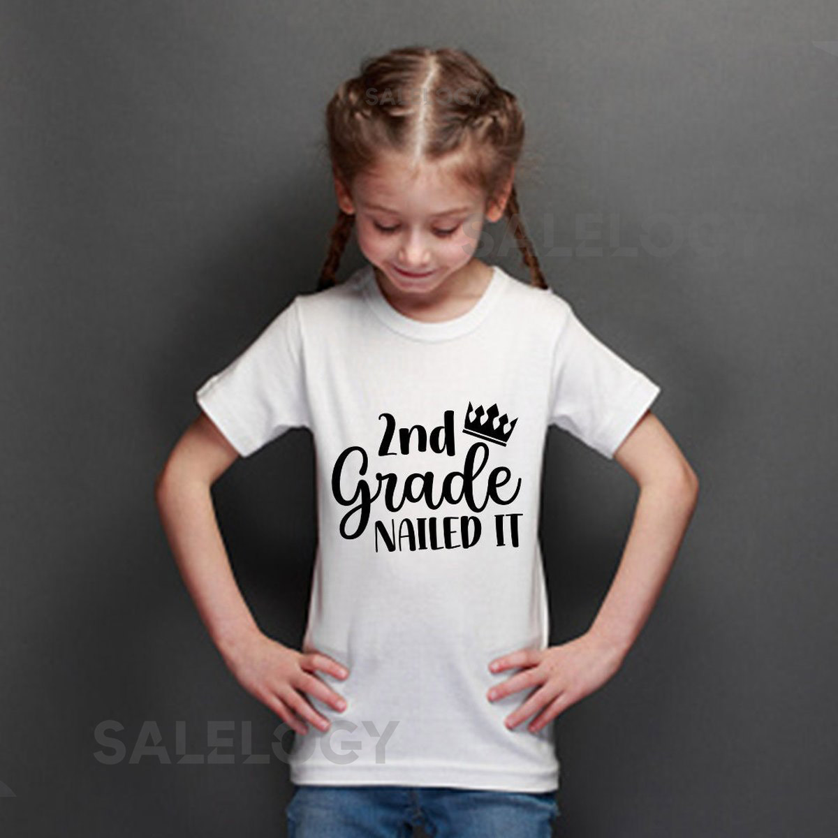 2nd Grade Nailed It T-Shirt - Customized Graphic Unisex Tee - School Memories - School Journey- Academic Success -Resilience determination_11