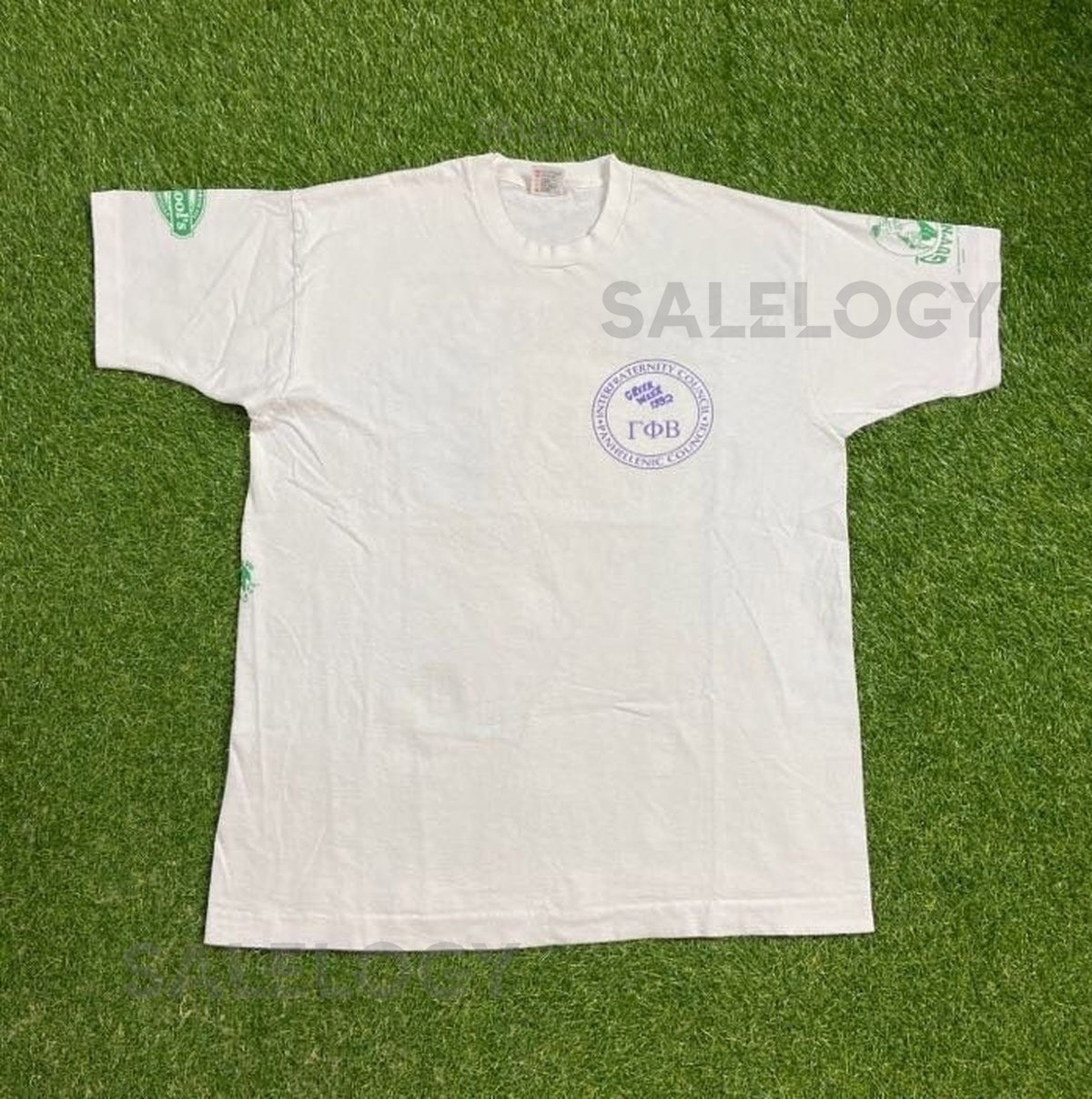 Vintage University of Western Ontario Greek Week T Shirt Tee Size Xtra Large XL Fraternity Toronto Canada College 1990s 90s_553