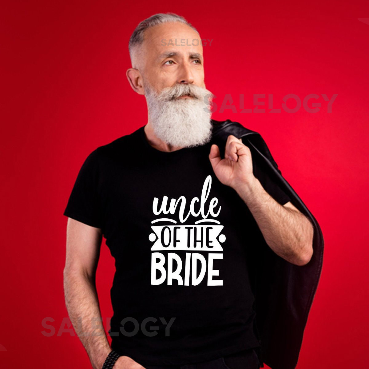 Uncle of the Bride T-Shirt - Customized Graphic Men Tee - Casual Wear - Family Love - Proud Uncle Tee - Wedding Role - Wedding Celebrations_1154