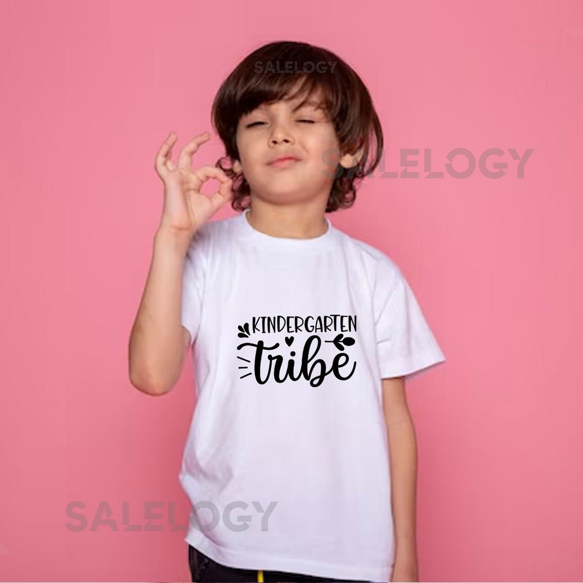 Kindergarten Tribe T-Shirt - Customized Graphic Unisex Tee - School Memories - Group Identity Tee - Lasting Friendships - School Journey_610