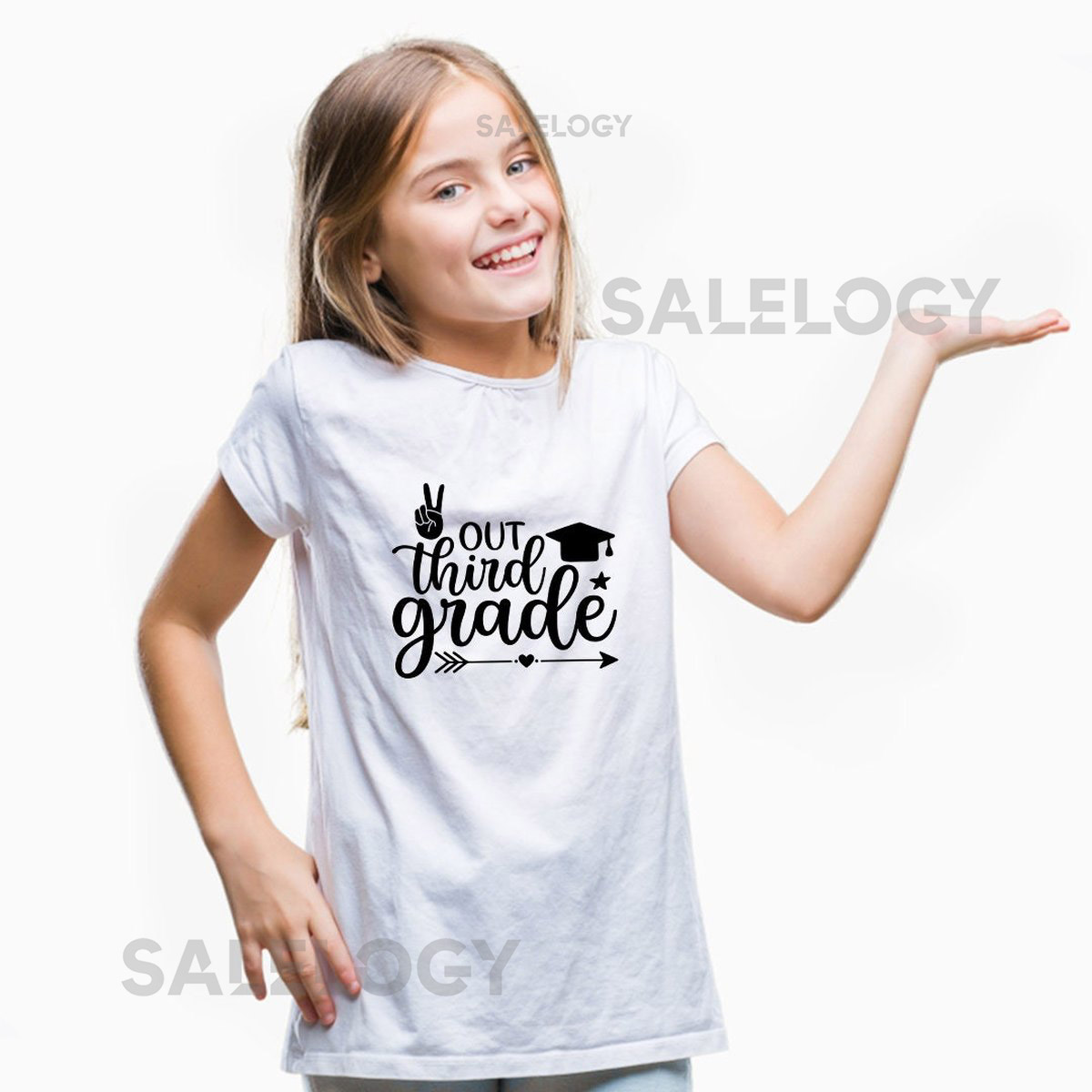 Out Third Grade T-Shirt - Customized Graphic Unisex Tee - School Life -Milestone Tee -Educational Journey -Proud Parents -End of Year_799