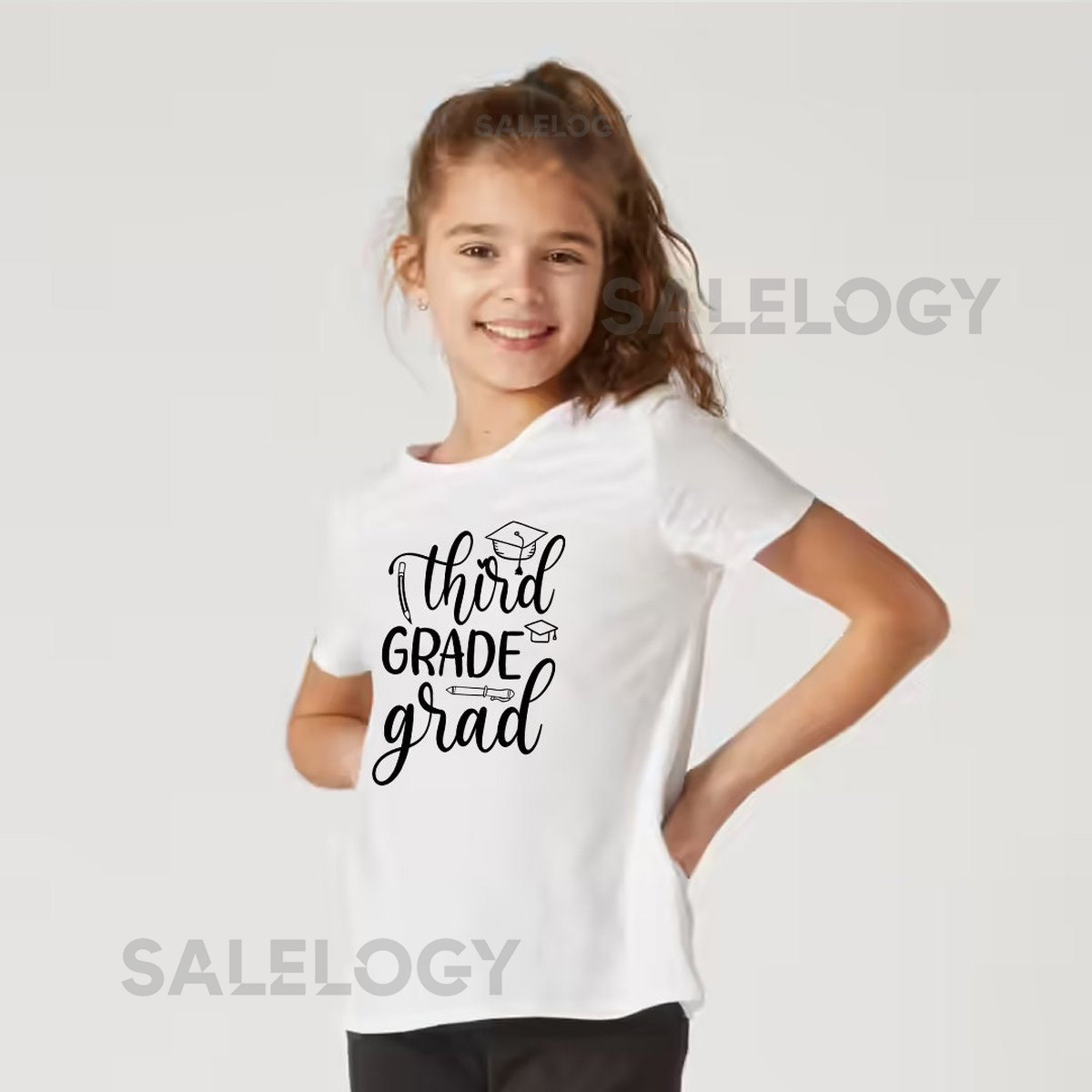 Third Grade Grad T-Shirt - Customized Graphic Unisex Tee - School Memories - Identity Tee - Graduation Party - School Journey - Farewell_1095
