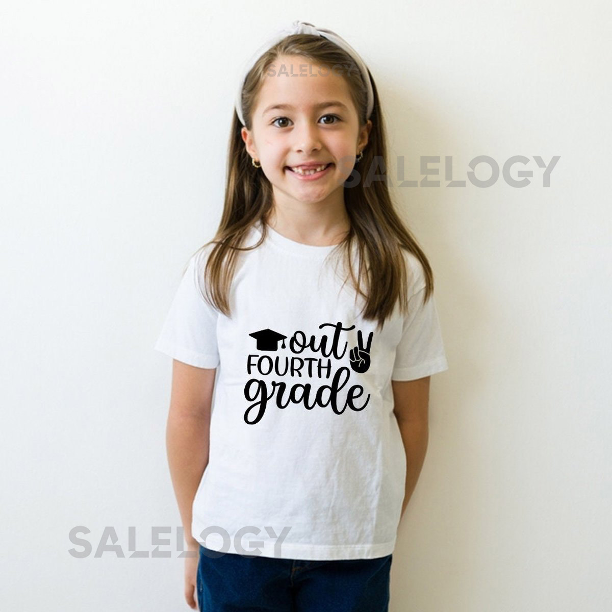 Out Fourth Grade T-Shirt - Customized Graphic Unisex Tee - School Life -Milestone Tee -Educational Journey -Proud Parents -End of Year_784