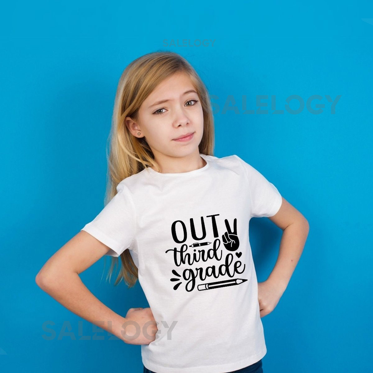 Out Third Grade T-Shirt - Customized Graphic Unisex Tee - School Life -Milestone Tee -Educational Journey -Proud Parents -End of Year_800