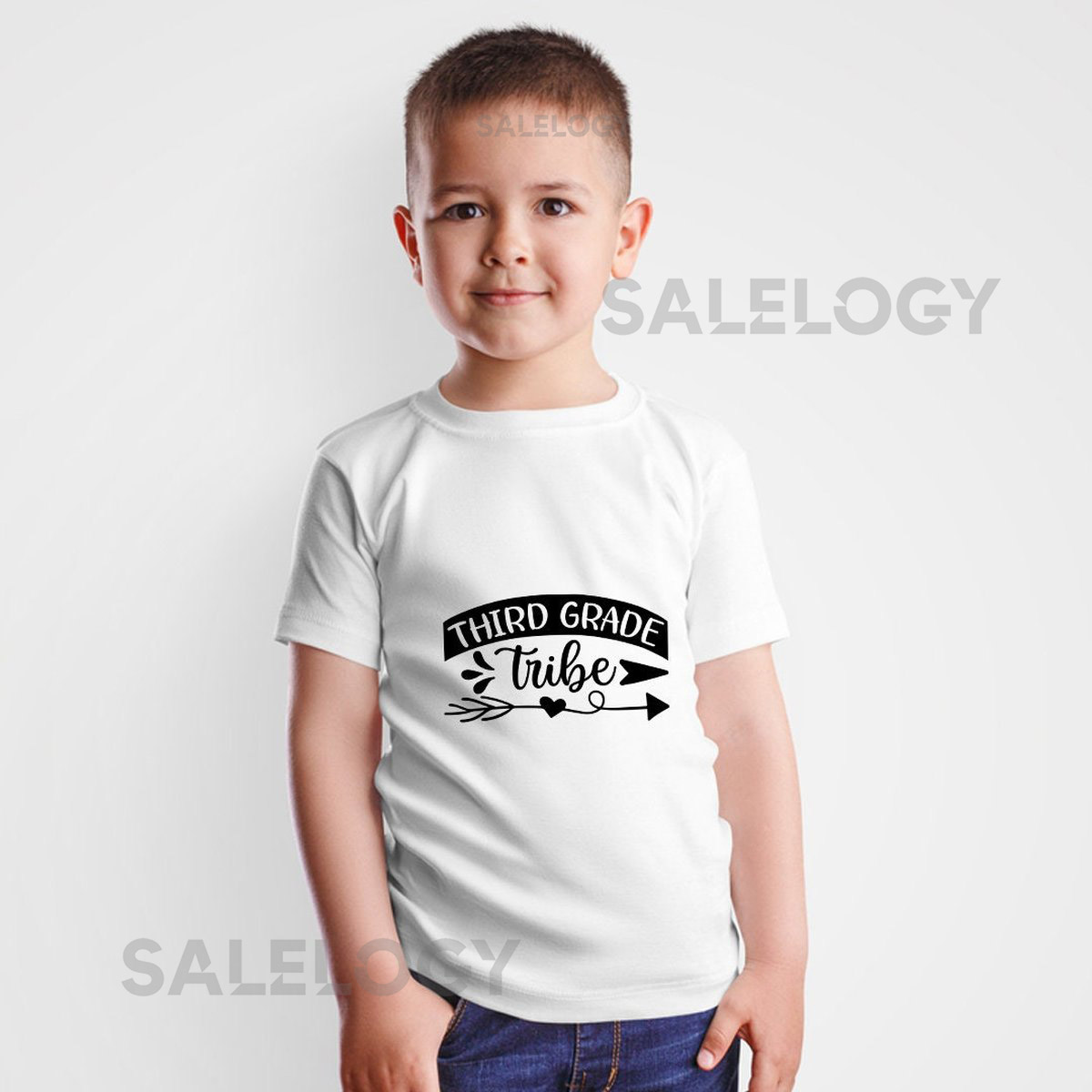 Third Grade Tribe T-Shirt - Customized Graphic Unisex Tee - School Memories - Group Identity Tee - Lasting Friendships - School Journey_1098
