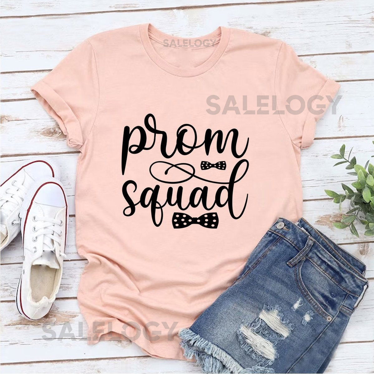 Prom Squad T-Shirt - Customized Graphic Unisex Tee - School Life - Prom Night Celebration - Close Knit Group - Squad Spirit -Prom Excitement_833