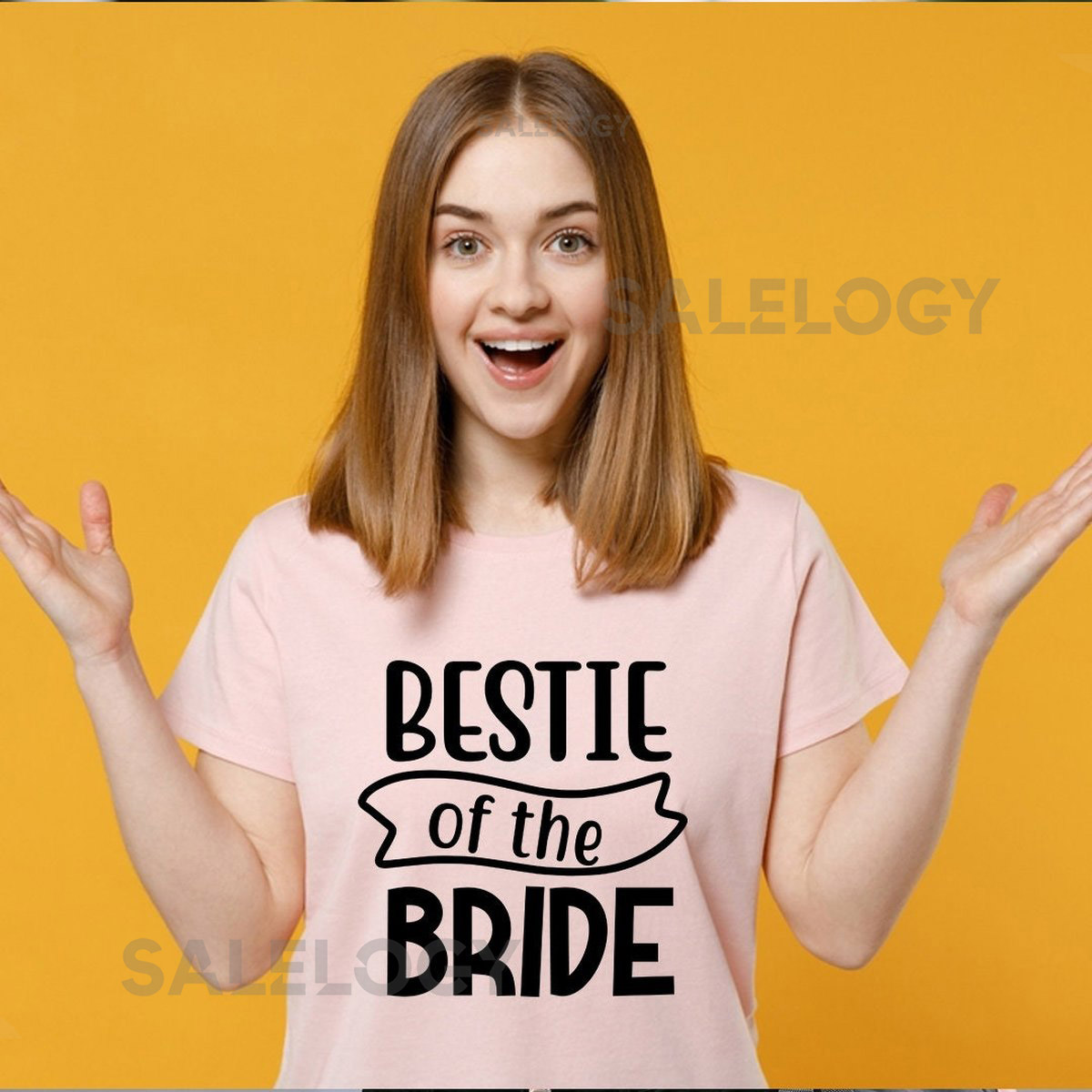 Bestie of the Bride T-Shirt - Customized Graphic Unisex Tee - Friendship Goals Tee - Wedding Vibes - Bridal Shower Tee - Maid of Honor Tee_93