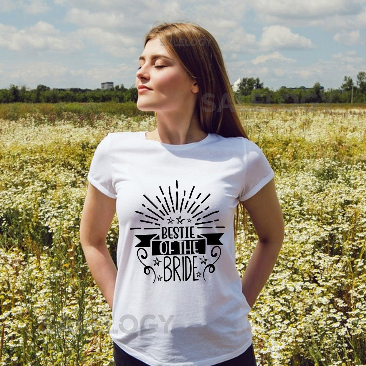 Bestie of the Bride T-Shirt - Customized Graphic Unisex Tee - Friendship Goals Tee - Wedding Vibes - Bridal Shower Tee - Maid of Honor Tee_94