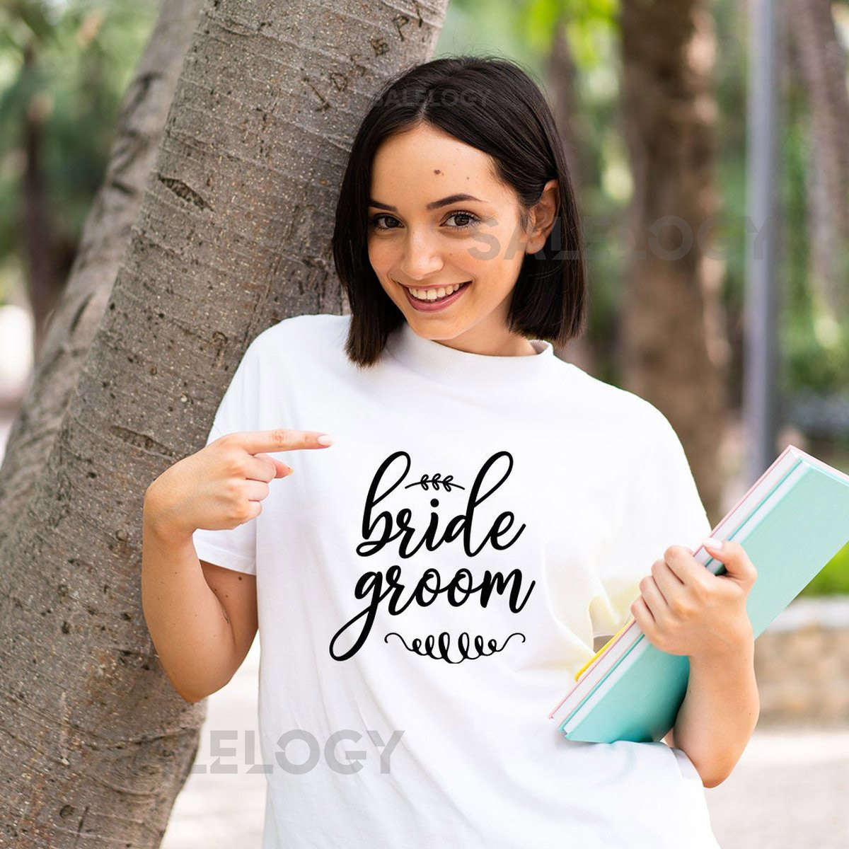 Bride Groom T-Shirt - Customized Graphic Unisex Tee - Casual Wear - Engagement Party - Gift for Couples - Wedding Celebrations -Yes Moment_127