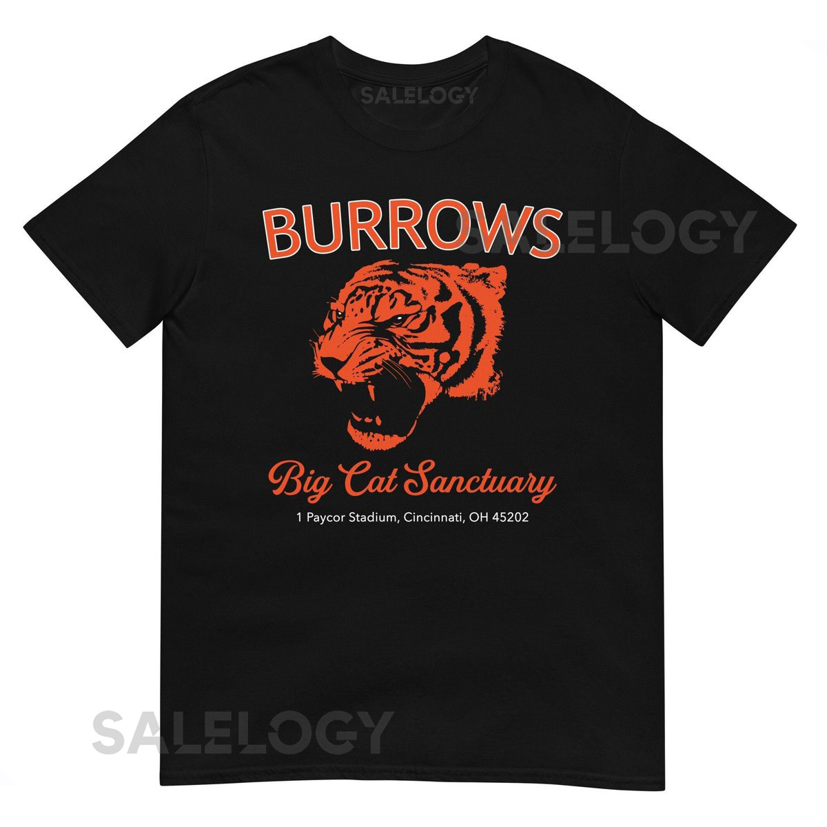 Joe Burrow Bengal T-Shirt Cincinnati Football Big Cat Sanctuary Tee Game Day Unisex Shirt_695