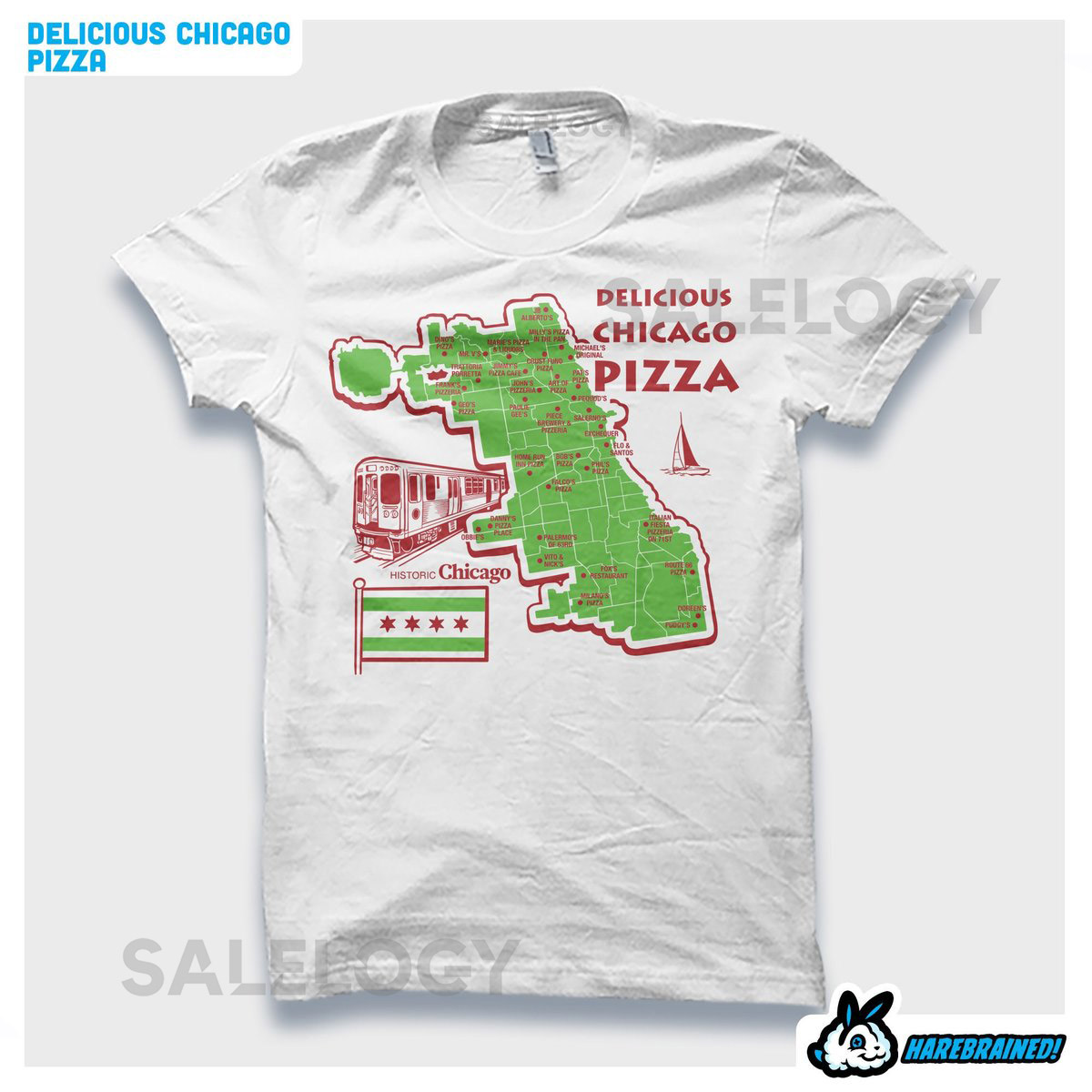 Delicious Chicago Pizza - T-Shirt_403