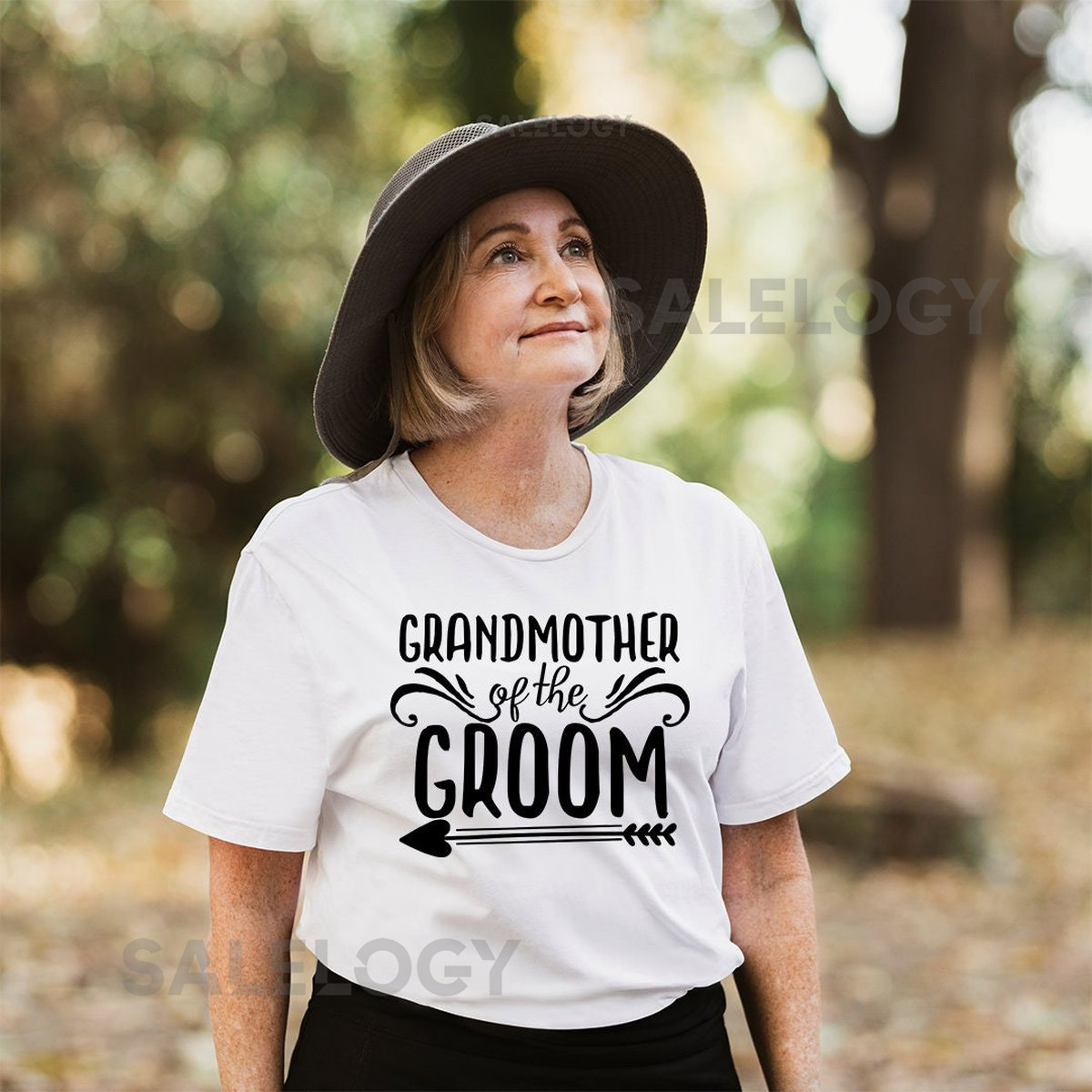 Grandmother of the Groom T-Shirt - Customized Graphic Women Tee - Casual Wear - Wedding Vibes - Family Love -Special Wedding Role Tee_381