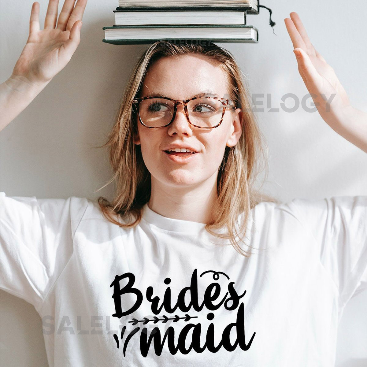 Bridesmaid T-Shirt - Customized Graphic Girls Tee - Casual Wear - Wedding Vibes -Bridal Shower Tee -Bachelorette party Tee -Special Occasion_165