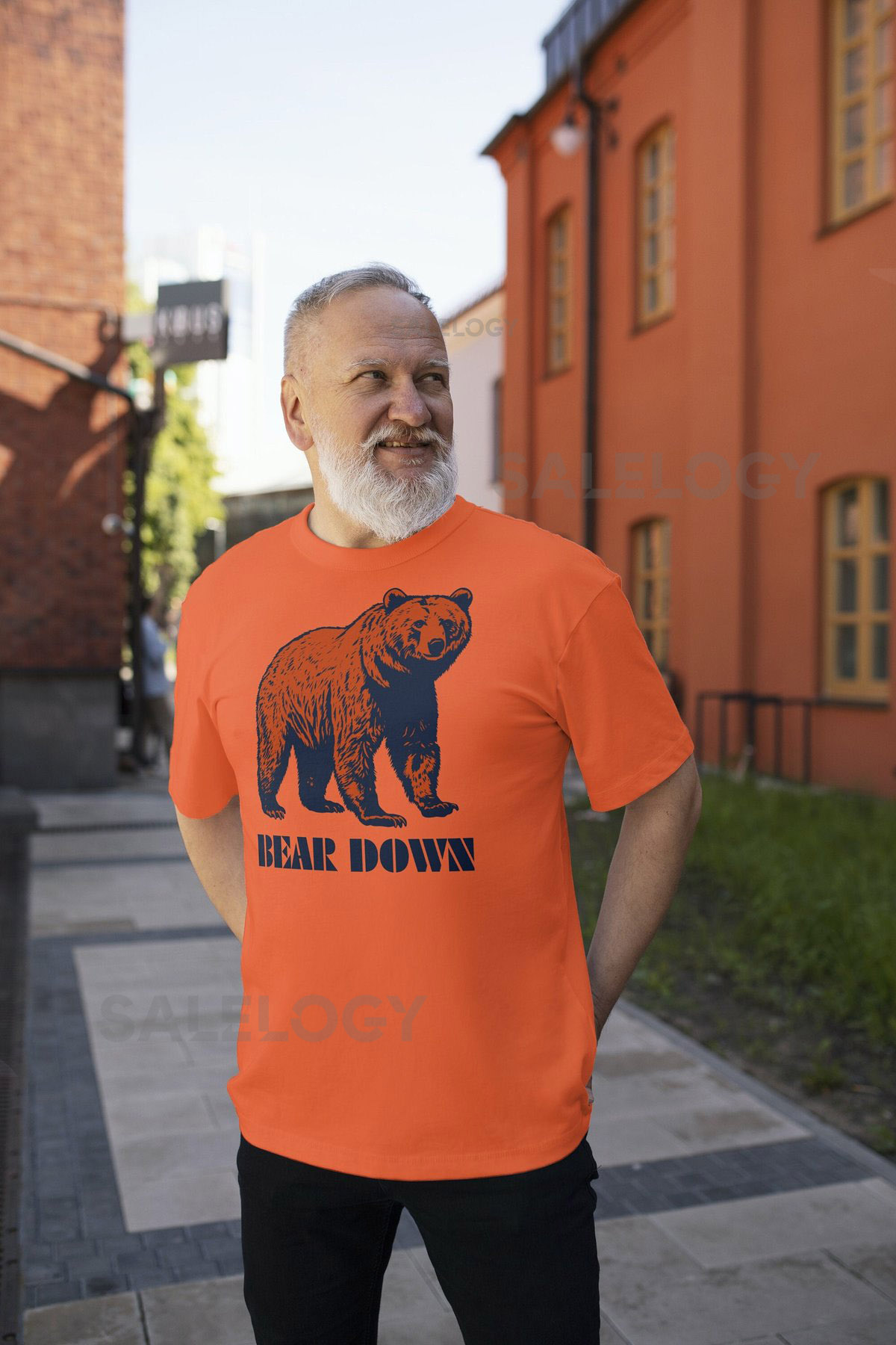 Bear Down Chicago Sports T-Shirt Windy City Fan Apparel Chicago Football Tee Sports Enthusiast Shirt Chicago Sports Fan Gift_181