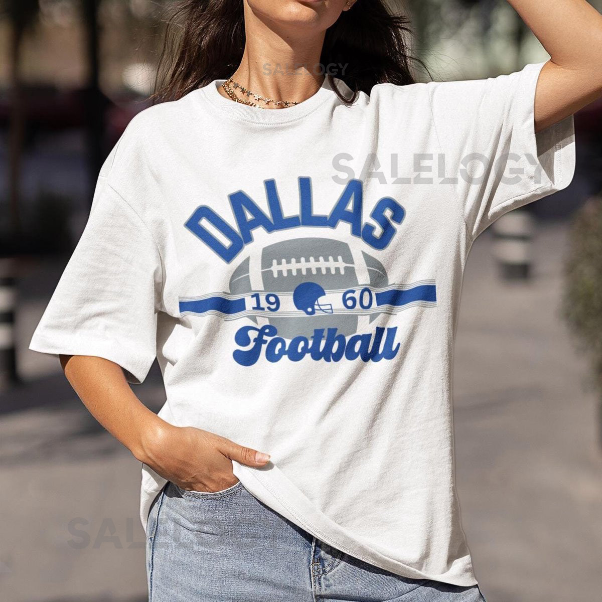 Dallas Football Vintage T-Shirt Dallas Cowboy Throwback Tee Unisex Retro Cowboy Crewneck Shirt Dallas Cowboy Fan Gift Game Day Shirt_270