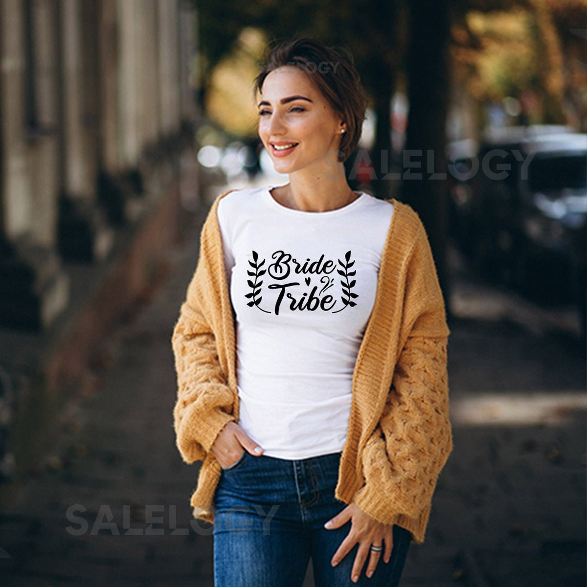 Bride Tribe T-Shirt - Customized Graphic Unisex Tee - Casual Wear - Wedding Moments- Bridal Shower Tee- Bachelorette party Tee - Bride Squad_133