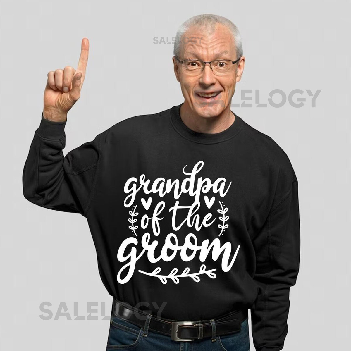 Grandpa of the Groom T-Shirt - Customized Graphic Men Tee - Casual Wear - Wedding Vibes - Family Love - Special Wedding Role Tee_384