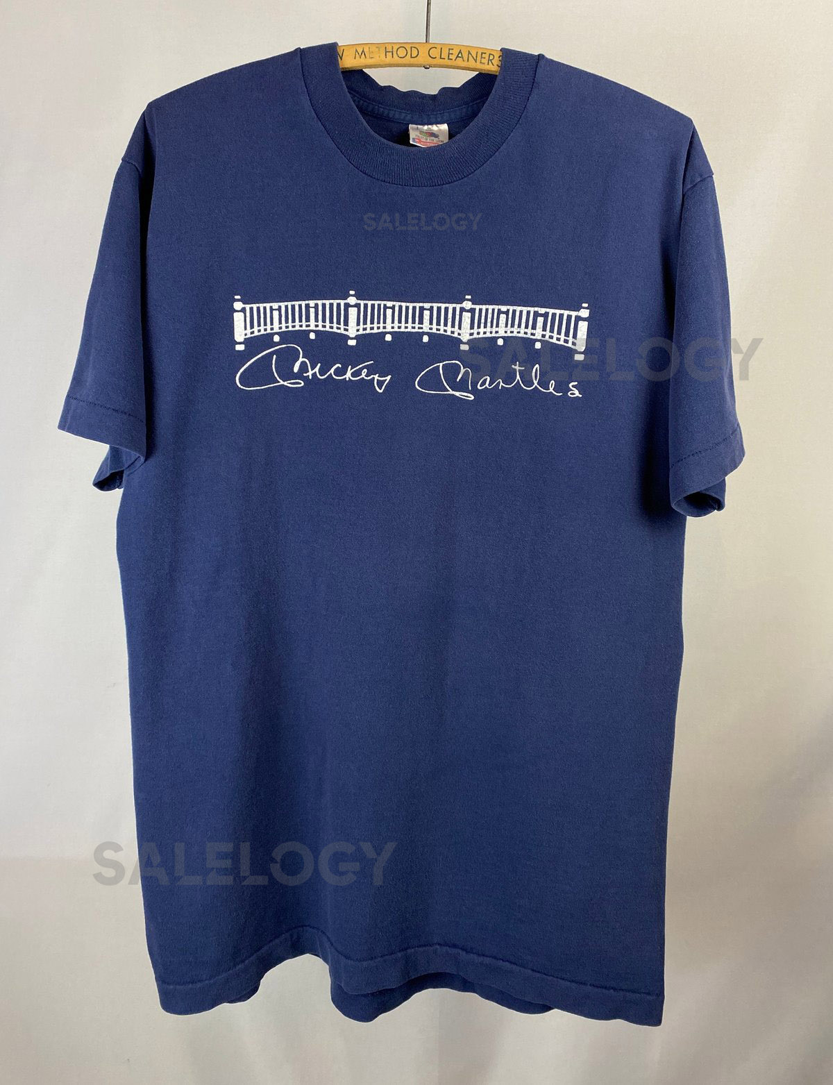 90s Mickey Mantle T-Shirt - L - Vintage Graphic Tee - NY Yankees MLB_12