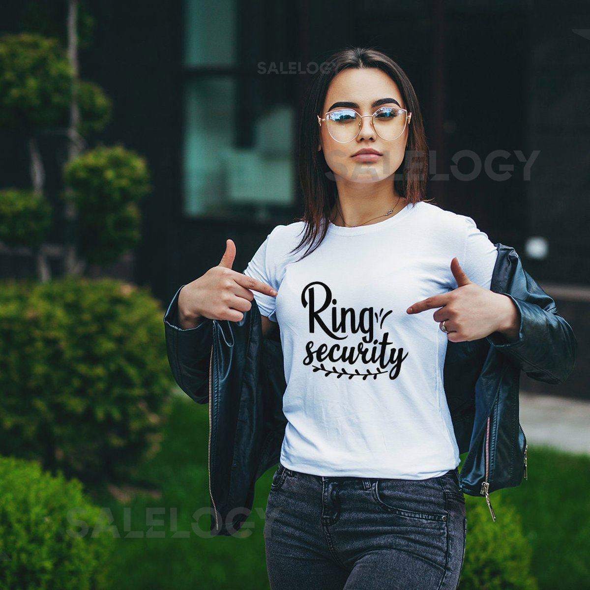 Ring Security T-Shirt - Customized Graphic Unisex Tee - Casual Wear - Wedding Moments - Bridal Party Tee - Little Helper - Youngest Member_882