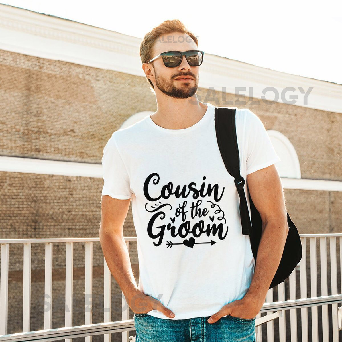 Cousin of the Groom T-Shirt - Customized Graphic Unisex Tee - Casual Wear - Family Support - Family Bond - Cousin's Love - Wedding Vibes_232