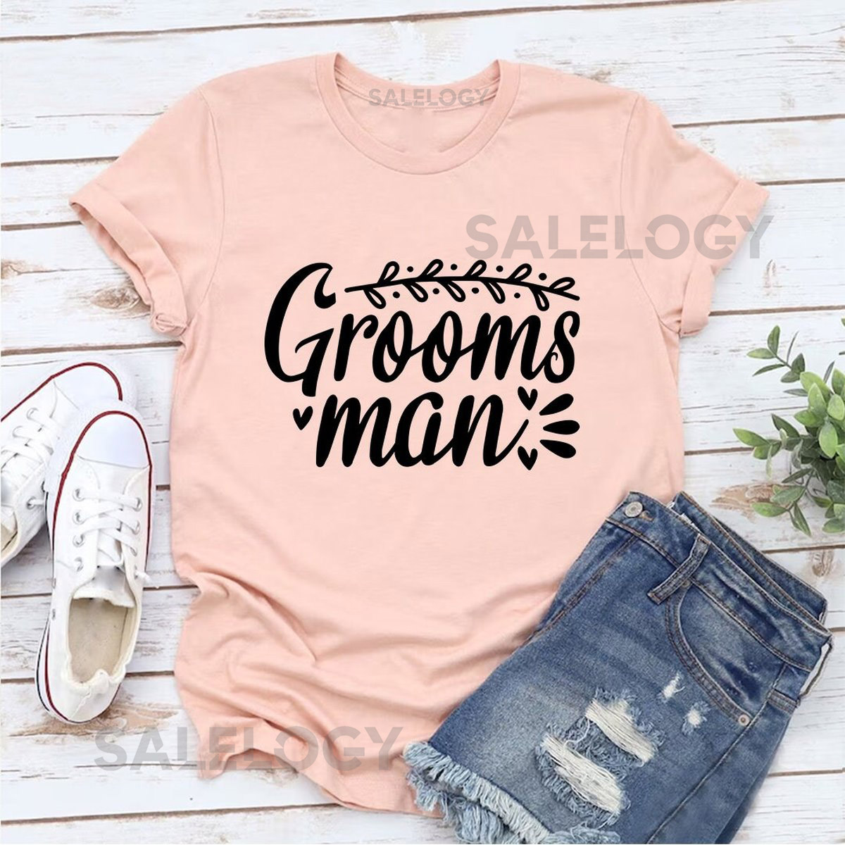 Grooms Man T-Shirt - Customized Graphic Men Tee - Casual Wear - Bestfriends Goals - Groom's Best Man - Wedding Support - Wedding Party_393