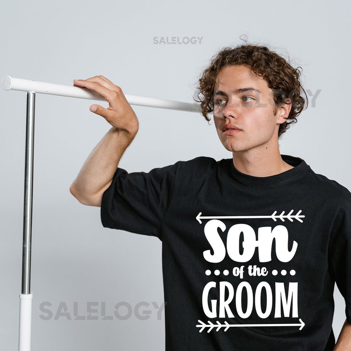 Son of the Groom T-Shirt - Customized Graphic Men Tee - Father Son Duo - Wedding Moments - Father's Wedding Day - Family Support_940