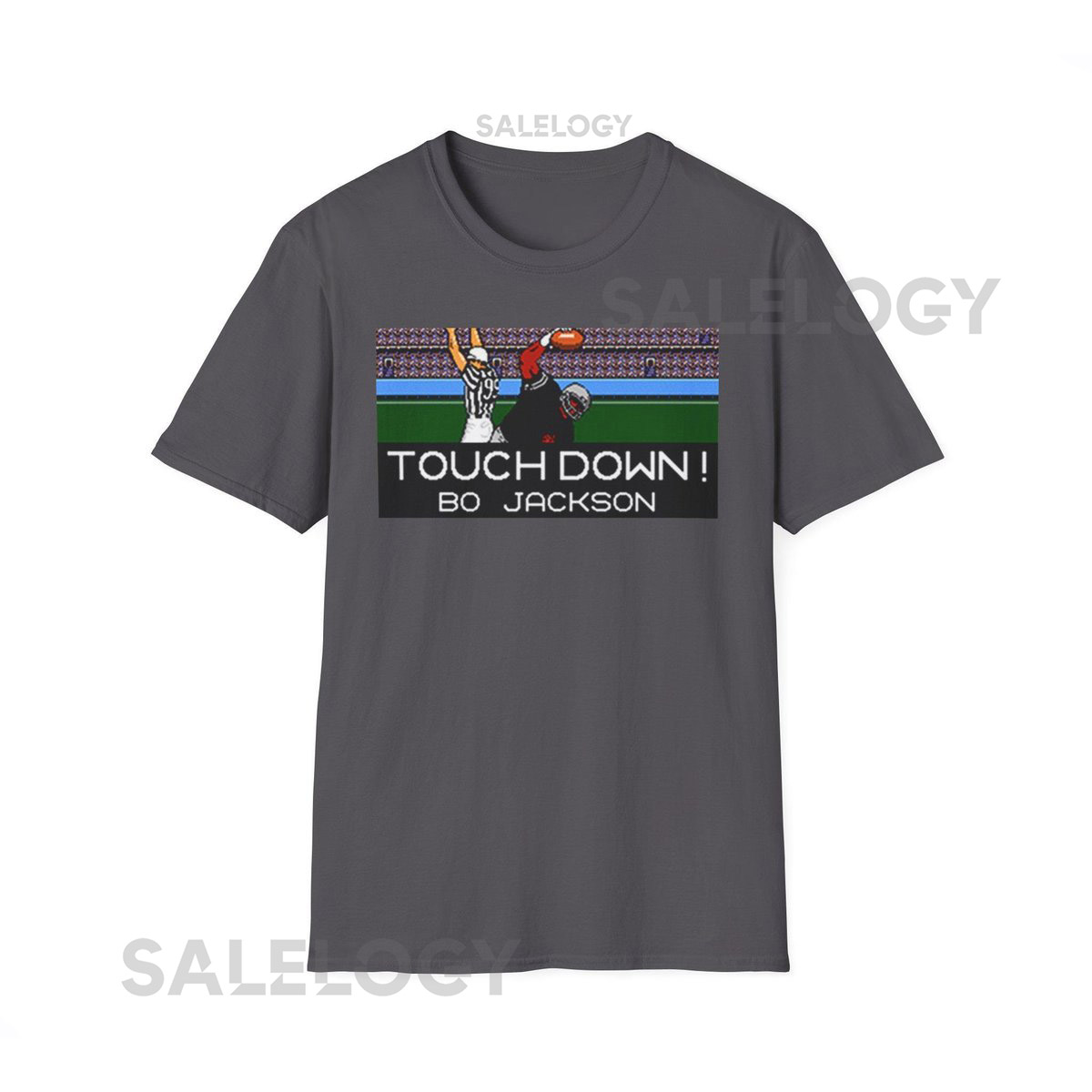 Bo Knows Touchdowns Unisex Softstyle T-Shirt_38
