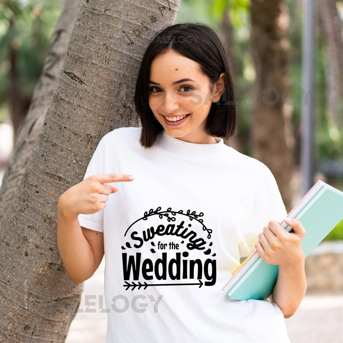 Sweating for the Wedding T-Shirt - Customized Graphic Unisex Tee - Workout Challenge - Wedding Vibes - Pre-Wedding Fitness - Fitness Journey_982