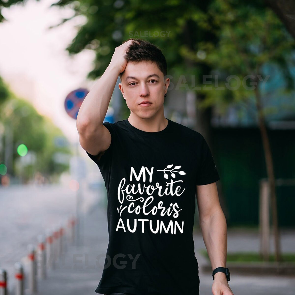 My Favorite Color is Autumn T-Shirt - Customized Graphic Unisex Tee - Chilly Nights - Nature Inspired -Cozy Days -Nature lover -Autumn Magic_726