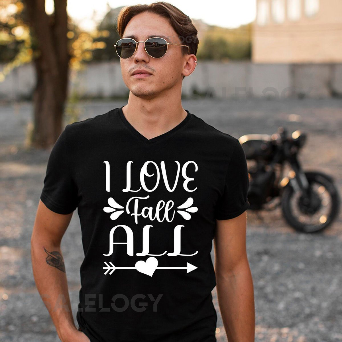 I Love Fall All T-Shirt - Customized Graphic Unisex Tee - Chilly Nights - Nature Inspired - Cozy Days - Nature lover -Autumn Magic_505