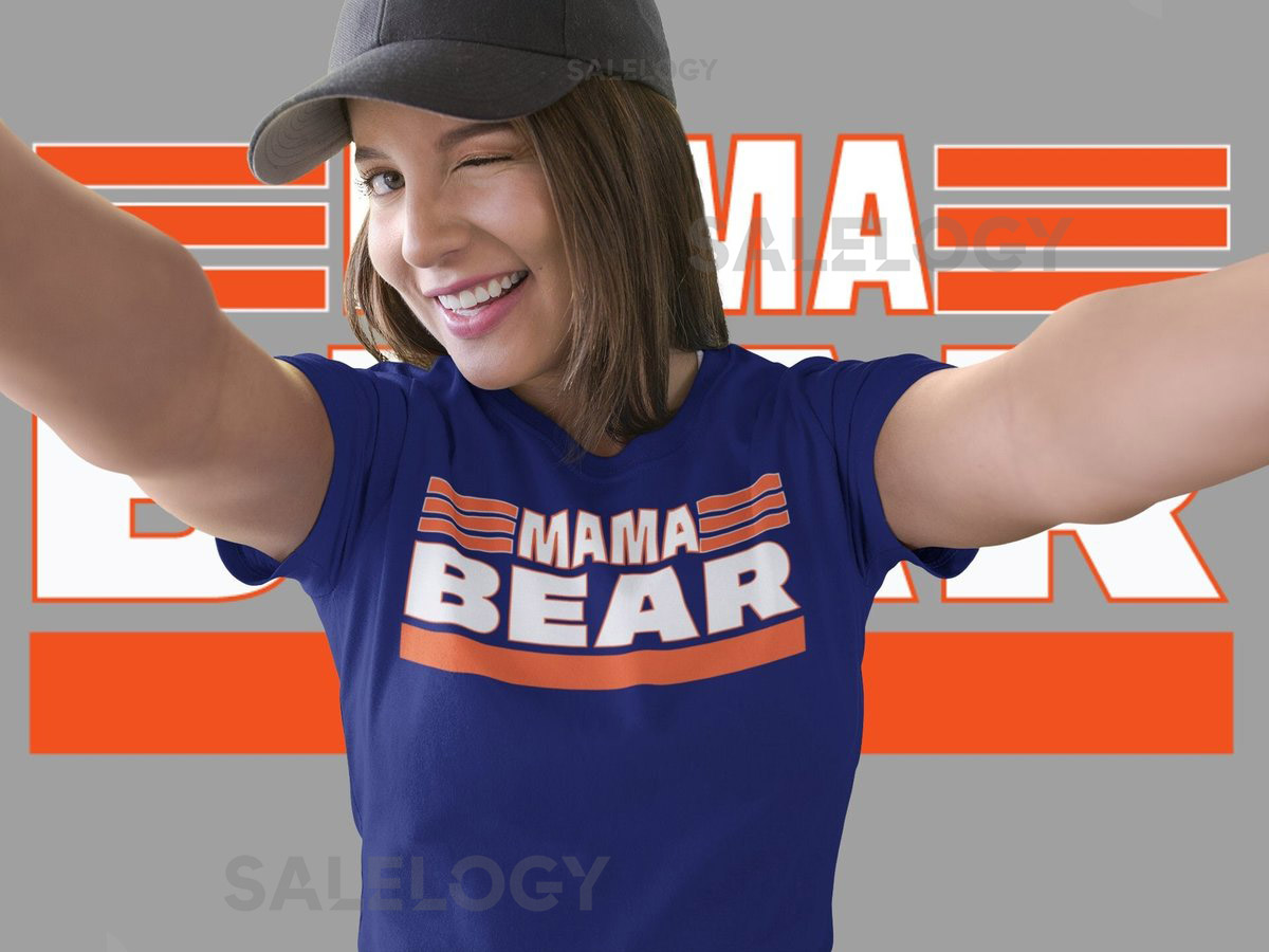 Chicago Football Shirt Family fan shirt Bear T-Shirt Cute Bear Shirt Caleb Williams Tailgate Shirt DJ Moore Chicago Gift Bear Shirt_464