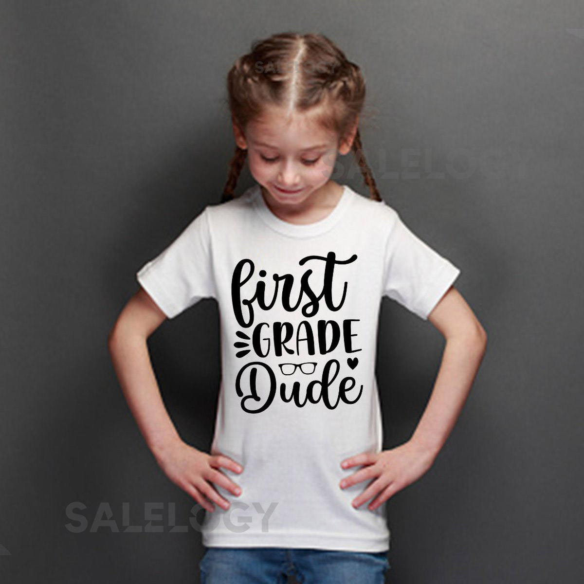 First Grade Dude T-Shirt - Customized Graphic Unisex Tee - School Memories - School Journey- Academic Success -Resilience determination_319