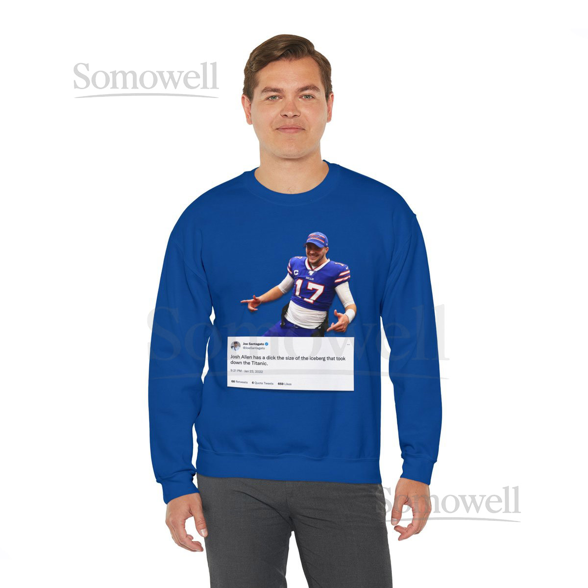 Josh Allen is Packin' Sweatshirt_724