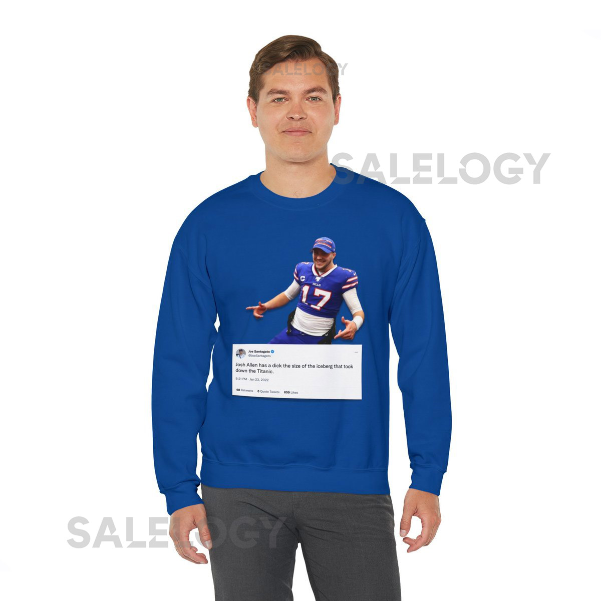 Josh Allen is Packin' Sweatshirt_724
