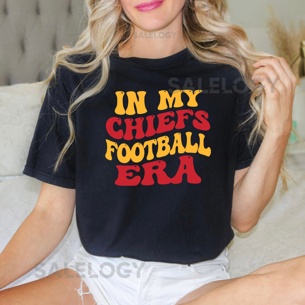 Comfort Colors Chiefs Football Era T-Shirt Kansas City Game Day_97