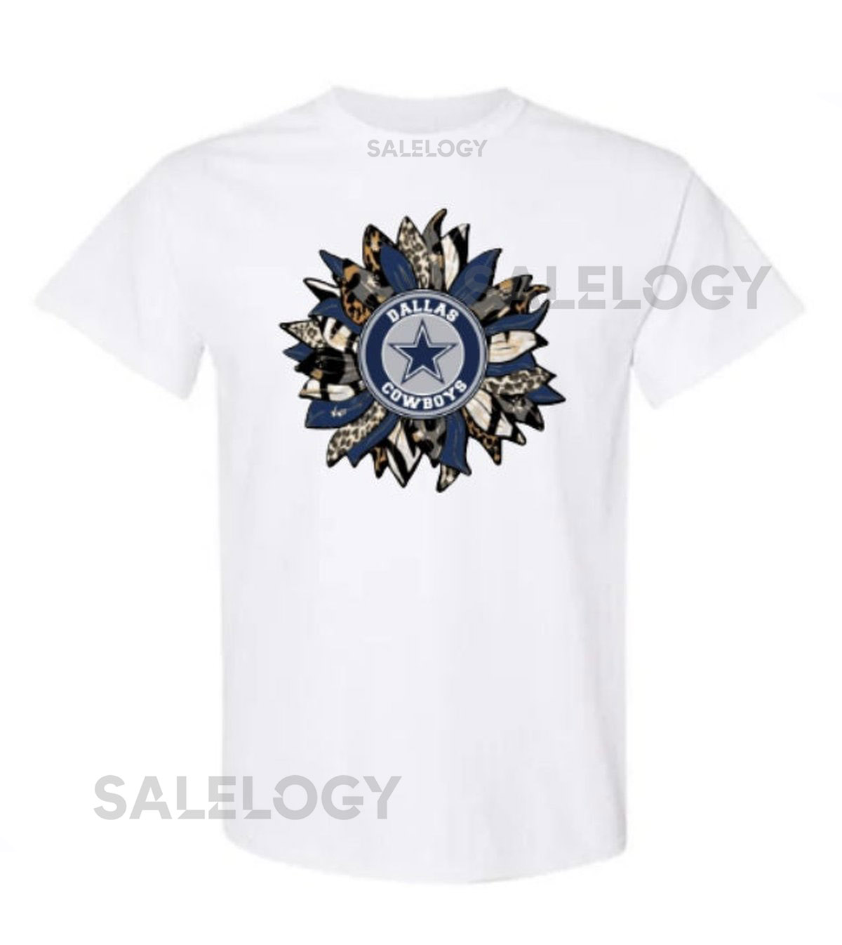Dallas Cowboys Flower Football Fan Sports Fan T-shirt_132