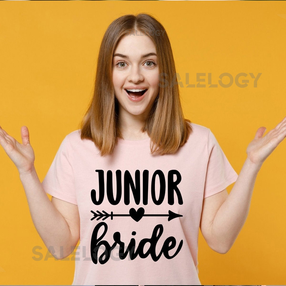 Junior Bride T-Shirt - Customized Graphic Tee - Gift For Bride - Casual Wear - Wedding Vibes - Bridal Shower Tee - Bachelorette party Tee_592