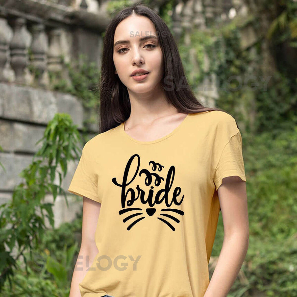 Bride T-Shirt - Customized Graphic Tee - Gift For Bride - Casual Wear - Wedding Vibes - Bridal Shower Tee - Bachelorette party Tee_150
