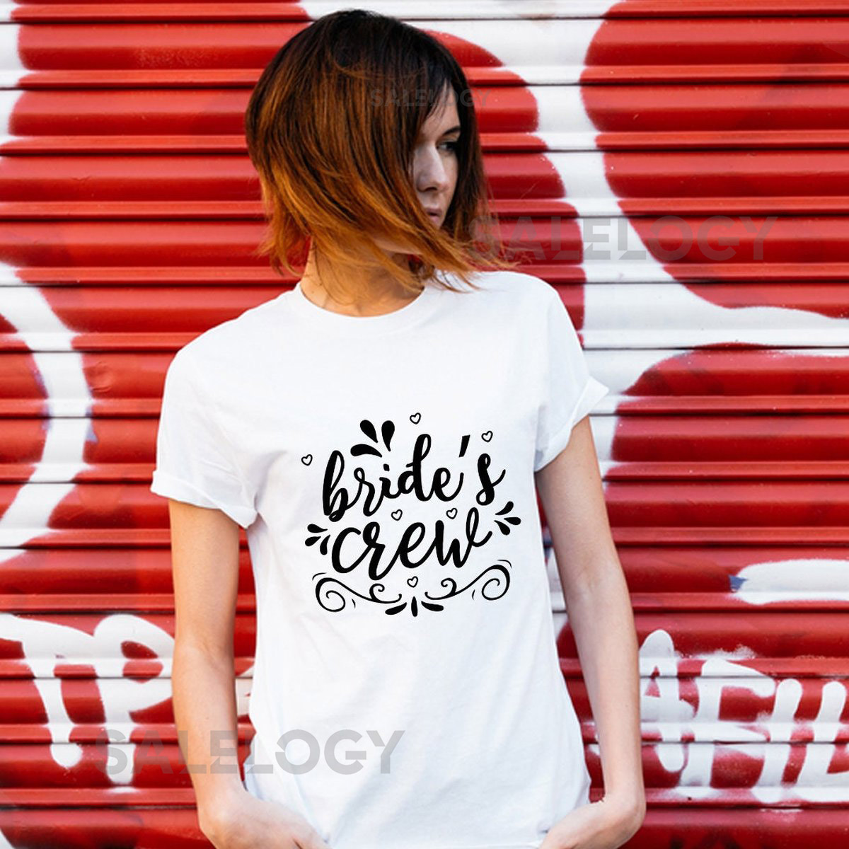 Bride's Crew T-Shirt -Customized Graphic Unisex Tee -Wedding Moments- Bridal Shower-Bachelorette party -Bride Squad -Fun Laughter-Memories_153