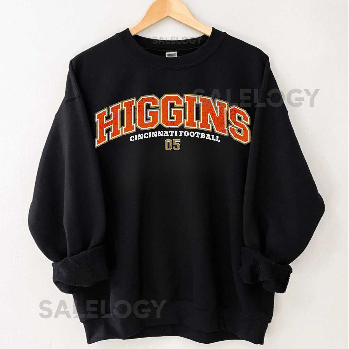 Tee Higgins Sweatshirt Tee Higgins Shirt Cincinnati Bengal Cincinnati Football Sweatshirt Vintage Style Cincinnati Cincy Sweatshirt_862
