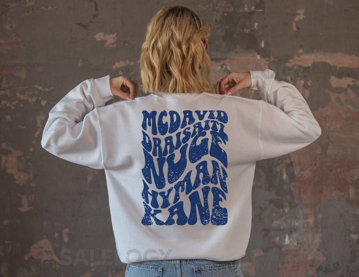 Edmonton Oilers NHL Sweater Hockey Fan Gift Dad Sweatshirt Gameday Sweatshirt Hockey Sweatshirt Crew neck sweatshirt NHL Winner Gift_63