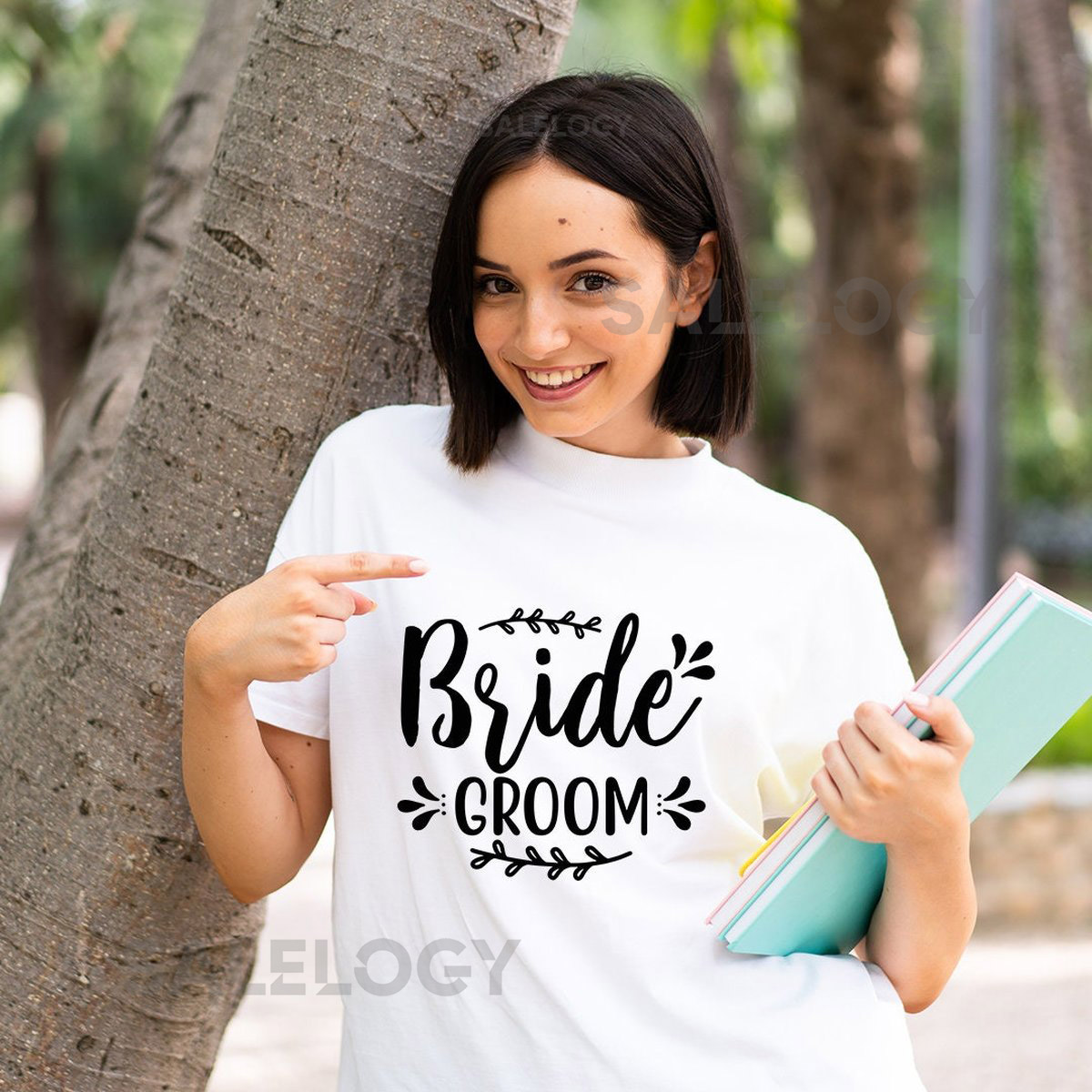 Bride Groom T-Shirt - Customized Graphic Unisex Tee - Casual Wear - Engagement Party - Gift for Couples - Wedding Celebrations - Yes Moment_125