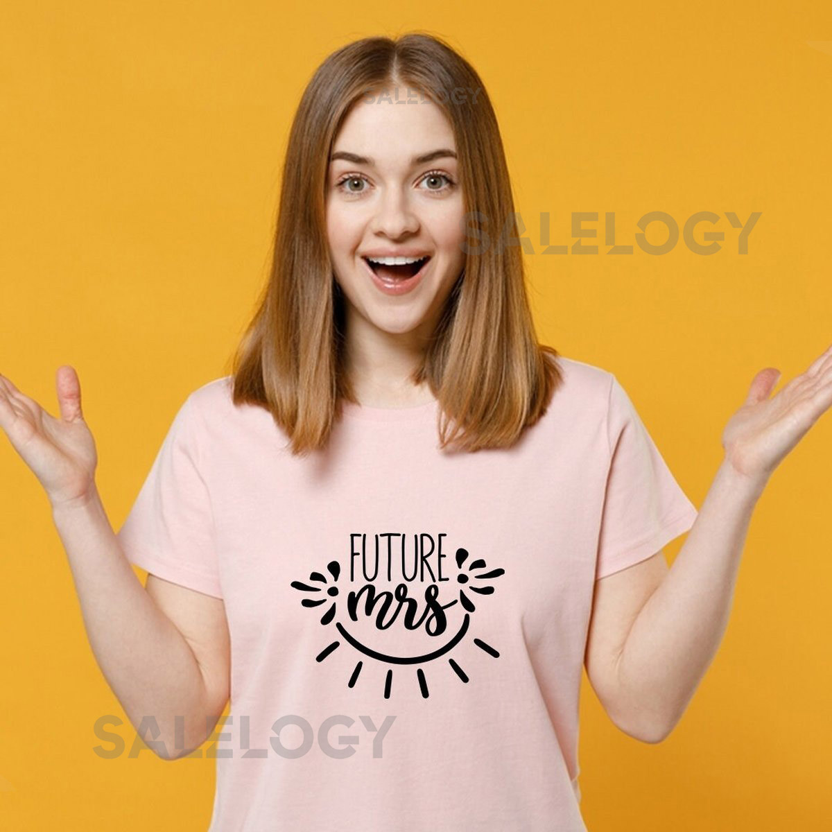 Future Mrs. T-Shirt - Customized Graphic Women Tee - Celebrate Love Romance - Couples Gift- No Longer Single - Yes Moment_350