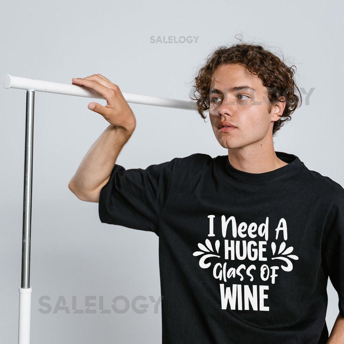 I Need A Huge Glass Of Wine T-Shirt - Customized Graphic Unisex Tee - Wine Lover Tee - Wine Celebrations - Gift for Bestfriends_521