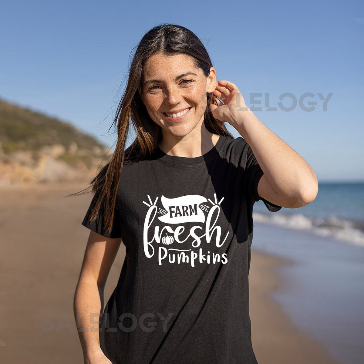 Farm Fresh Pumpkins T-Shirt - Customized Graphic Unisex Tee - Fall Season - Chilly Nights - Fall Delights - Seasonal Joy - Harvest Season_297